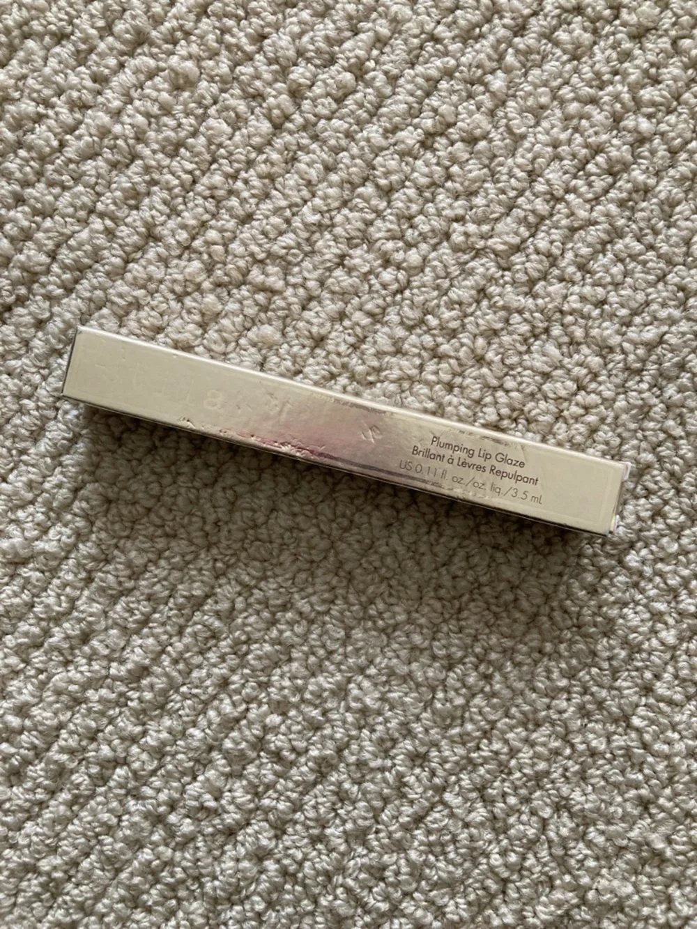 Stila Plumping Lip Glaze Gloss in Hazelnut Brown Red 0.11 fl oz Full Size NIB